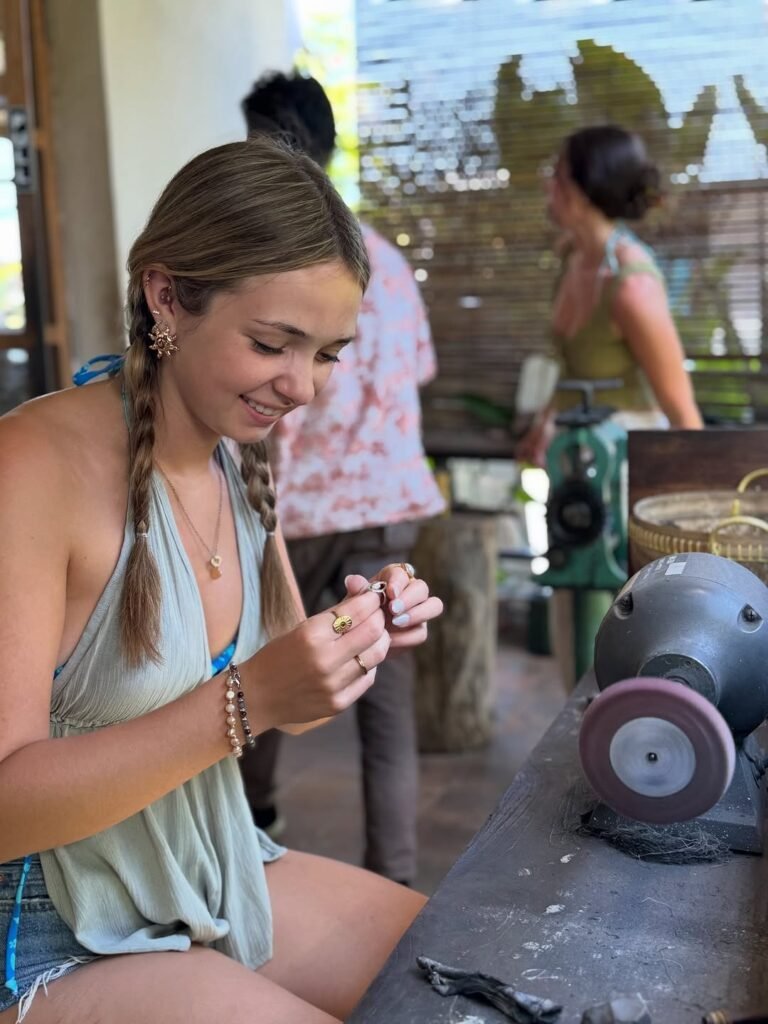 silver jewelry class in Canggu